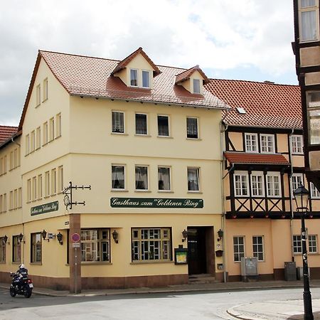 Hotel Garni Zum Goldenen Ring Quedlinbourg Extérieur photo
