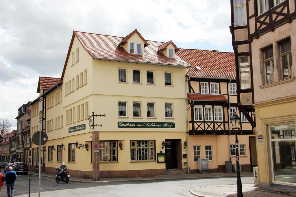 Hotel Garni Zum Goldenen Ring Quedlinbourg Extérieur photo